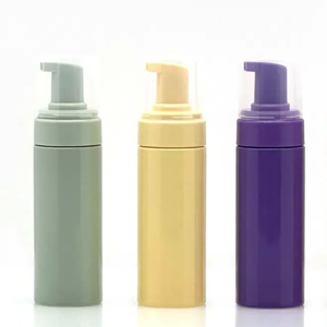 ขวดโฟมพลาสติกเปล่า160มล. 200มล. 300มล. สำหรับทำความสะอาดผิวหน้ามูสพร้อมแปรง - Product Image 1