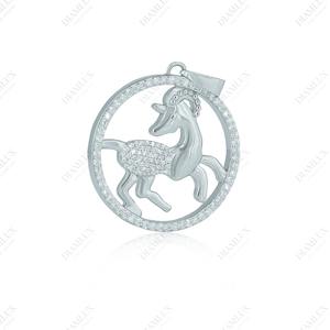 จี้ห้อยคอเพชร VVS เงินทิเบต ดีไซน์ทันสมัย ปรับแต่งได้ สำหรับทุกเพศ - Product Image 3