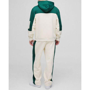 ชุดวอร์มลำลองคุณภาพสูงสำหรับผู้ชาย ขายส่ง รับสกรีนโลโก้ เสื้อผ้าฤดูหนาวแบบสวมหัว ผ้าฝ้าย 100% ชุด 2 ชิ้น - Product Image 5