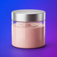 Pot cosmétique personnalisé en gros avec logo, pot à beurre corporel, contenant en plastique personnalisable avec couvercle en aluminium