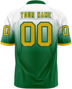 Aspecto clásico Malla transpirable Tallas grandes Corto Oversized Fit Tackle Sarga Bordado Alta calidad Venta al por mayor Fútbol americano - Product Image 4