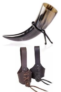 ฮอร์นสำหรับดื่มไวกิ้งแบบสั้นแก้วอาเกตขัดเงาสไตล์วัวเขาสัตว์แกะสลักงานฝีมือตามธรรมชาติ - Product Image 3