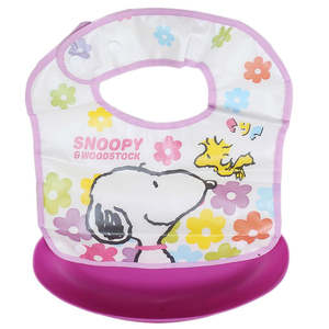 Babero Impermeable Ajustable con Bandeja - Morado - Product Image 1