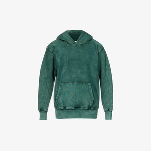 Sweat à capuche homme en coton épais 2025, coupe classique, fermeture éclair de luxe, molleton respirant pour l'hiver, couleur personnalisable, sans cordon - Product Image 2