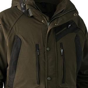 High Quality Men's Winter Streetwear <b>Vintage</b> Washed Work <b>Jacket</b> Custom Outdoor Relaxed Stand Front Pocket Lightweight Canvas - Product Image 2