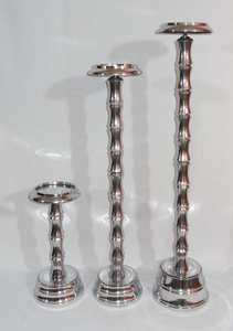 Soporte de vela de pulido de espejo elegante, soporte de pilar de estilo clásico pulido brillante, decoración de hogar y boda, soporte de pilar de vela - Product Image 2