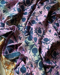 Bordado a mano Suzani pared colgante tapiz hecho a mano algodón bordado tiro - Product Image 3