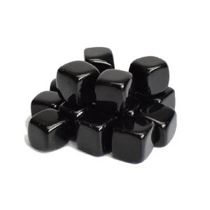 Cubo de piedras preciosas de obsidiana negra, cuadrícula de piedras de cristal de Geometría Sagrada, curación de Reiki, propiedades geométricas, venta al por mayor - Product Image 3