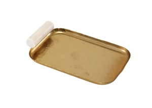 Bandeja de aluminio Luxe Serve en forma redonda para decoración de mesa de Hotel en casa Uso de bandeja de servicio Diseño elegante y duradero - Product Image 3