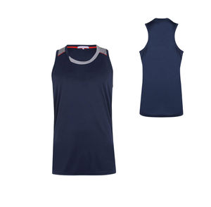 Débardeurs pour hommes personnalisés de haute qualité en gros, logo personnalisé, confortables, couleur unie, décontractés, 100% coton polyester respirant, 2024 - Product Image 3