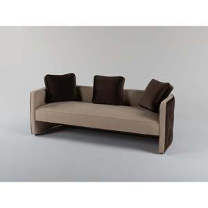 Sofá Chesterfield Contemporáneo Aura de 3 Plazas, Tapizado en Tela, Juego de Muebles para Sala de Estar, Apartamento y Hogar - Product Image 2