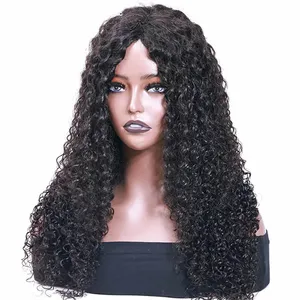 Groothandel Hoge Kwaliteit Drop Shipping V Part Pruik Jerry Curl Menselijk Haar, Remy Braziliaanse Hot Verkoop Vrouwen Pruiken 100% Menselijk Haar Pruik