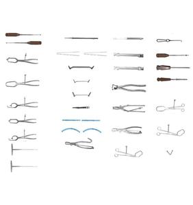 Ensemble d'instruments orthopédiques, plaques de reconstruction en acier inoxydable, manuel - Product Image 3