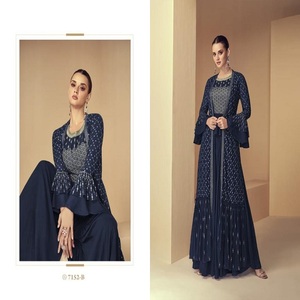 ชุดสูทสไตล์ Anarkali Shrug, - Product Image 3