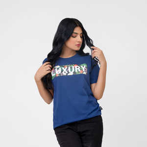 Nueva Camiseta de cuello redondo ecológica para mujer, tela de malla sostenible a granel, venta al por mayor para compradores respetuosos con el medio ambiente - Product Image 1