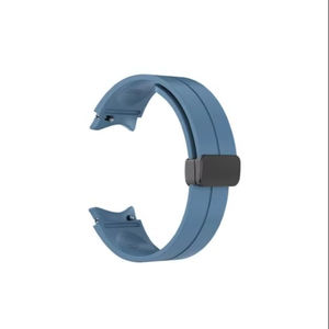 Bracelet de montre sport unisexe GL001 Blue Galaxy, durable, respirant, léger, réglable, étanche, en silicone, 20-22 mm, en acier inoxydable - Product Image 1