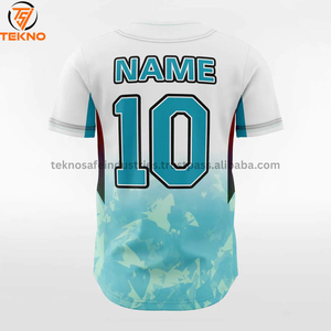Meilleure vente Tissu doux pour hommes Maillot de baseball imprimé par sublimation Adultes Maillot de l'équipe de baseball Plus Uniformes OEM ODM entretenu - Product Image 5