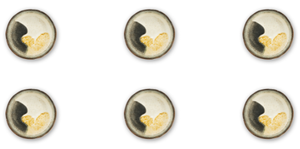 Set di 6 Ciotole in Ceramica Irregolari e Rotonde, Dioniso Excelsa, Smaltatura Reattiva, Decorazione Digitale Minimalista Lucida - Product Image 2