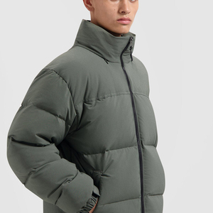 เสื้อแจ็กเก็ตมีฮู้ดของผู้ชายเสื้อแจ็คเก็ตขนเป็ดแบบนุ่มออกแบบได้ตามต้องการ - Product Image 5