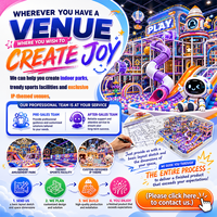 Equipo para Centros de Entretenimiento Familiar, Parque Infantil Comercial Interior Personalizado, Juegos de Juego Suave, Piscina de Pelotas, Carrusel para Niños