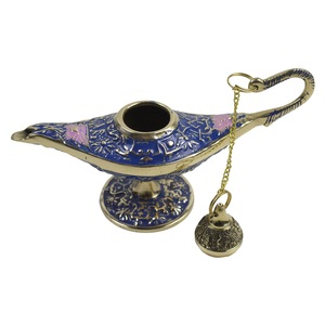 ที่วางธูปทาสีสีสดแบบจีนี่โคมไฟออกแบบให้เป็นธูปทองเหลืองดีไซน์ทาสีตกแต่งด้วยทองคำ - Product Image 6