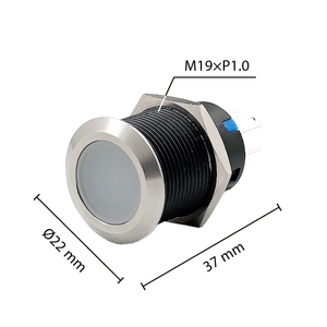 สวิตช์สแตนเลส IP67 20A ขนาดใหญ่พร้อมป้ายไฟแบ็คไลท์ - Product Image 6