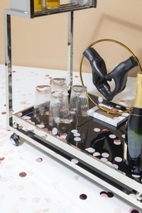 Elegante corazón redondo en mano, escultura de mesa decorativa para el hogar, oficina, boda, evento, fiesta, regalo, acento de exhibición - Product Image 2