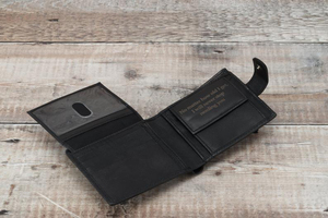 Cartera plegable corta vintage de piel auténtica al por mayor, portátil, abierta para hombre, diseñador de moda, venta al por mayor, 2017 - Product Image 3