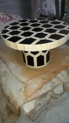 ขาตั้งเค้กไม้ฝังกระดูกตกแต่ง งานฝีมือประณีต เป็นมิตรกับสิ่งแวดล้อม ทำด้วยมือ สำหรับงานเลี้ยงหรูหราที่บ้าน - Product Image 2