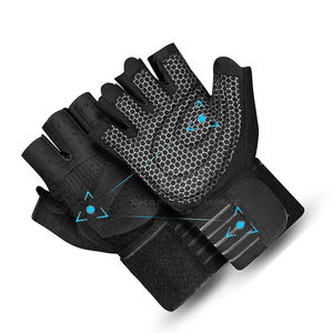 Guantes de gimnasio con soporte de muñeca para entrenamiento de gimnasia, guantes de gimnasio de entrenamiento hechos en Pakistán para hombres y mujeres - Product Image 6