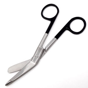 Venta superior, vendaje de acero de alta calidad, tijeras Lister, hoja curva, instrumento quirúrgico, uso de enfermería, fuente de alimentación Manual CE - Product Image 4