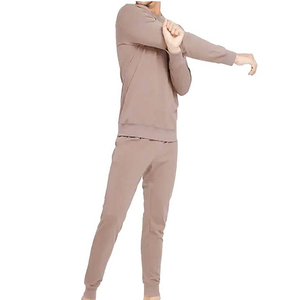 Ensemble de survêtement décontracté personnalisé pour homme, en polaire, respirant, en coton, avec sweat à capuche et pantalon de jogging deux pièces - Product Image 3
