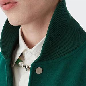 แจ็กเก็ตหนังสำหรับผู้ชายเสื้อแจ็กเก็ตฤดูหนาวปักลาย - Product Image 4