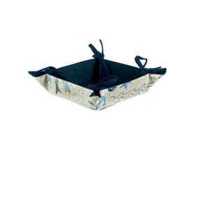 Grand panier de rangement de linge en coton biologique 100%, corde pliable, vêtements pour bébé, à la mode, nouveaux paniers à pain colorés de haute qualité - Product Image 6