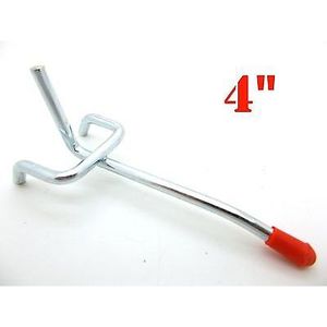30 PCS 4 PEG BOARD <b>HOOKS</b> Shelf Hanger Kit 4 x 1/8 Garage Storage Hanging Set - Product Image 1