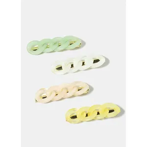 A3shop - Pinzas de Pelo con Esmalte Bonitas para Niñas, Estilo Bobby Pin, Casuales y Dulces, con Perlas, Material de Metal y Plástico - Product Image 5