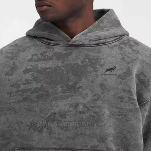 Vente chaude Design unique Hommes Sweat-shirts délavés à l'acide Matériel respirant et durable Hommes Sweat-shirts délavés à l'acide - Product Image 6