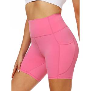 Personalizado sin costuras gimnasio Fitness Yoga desgaste transpirable entrenamiento deporte ropa elástica motorista correr ropa deportiva mujeres Yoga pantalones cortos - Product Image 1