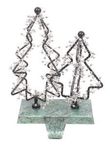 Soporte para Calcetines Navideños en Forma de Árbol de Navidad, Hecho a Mano, Color Personalizable, Ecológico, Decoración Navideña Elegante para Repisa o Chimenea AB - Product Image 4