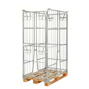 Conteneur en acier grillagé de qualité supérieure, conteneur transportable - Product Image 1