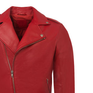 Bikers profesionales Chaquetas de motociclismo de cuero genuino Cafe Racers Moto Auto Racing Riding Wear Chaqueta de cuero - Product Image 2