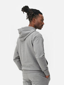 Alta calidad grueso pesado sólido pulóver Sudadera con capucha parche personalizado Transferencia de Calor impreso 100% algodón invierno sudaderas con capucha de lujo para - Product Image 2