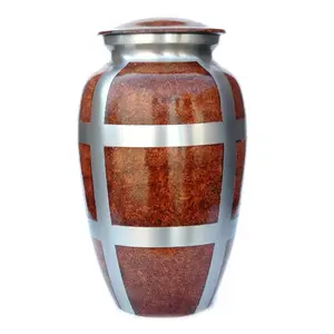 Thanh lịch Hỏa Táng urn hấp dẫn thiết kế dành cho người lớn con người tro lưu trữ Quan Tài tùy chỉnh urn cho tang lễ dịch vụ