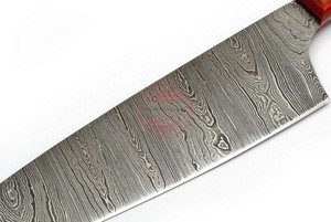 Sialkot มีดลำลองสำหรับเชฟมืออาชีพ,มีดทำครัวทำจากเหล็กดามัสกัส - Product Image 5