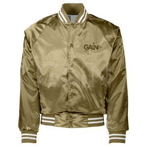 Diseño personalizado nombre del equipo y número bajo Moq satén Letterman chaqueta de invierno en venta - Product Image 2