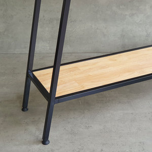 Modern Luxury <b>Console</b> Table 120x30x85cm Iron Legs Drawers Mirrored Wood Marble for Villa Living Room Bedroom Hotel Use-CST062 - Product Image 5