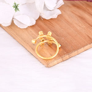 Bague en argent sterling massif 925 fumé et cristal avec pierres précieuses faites à la main Boho Designer Anniversaire Cadeau Bijoux plaqués or jaune - Product Image 5