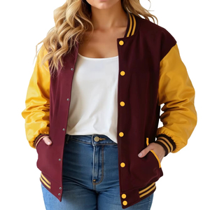 Veste universitaire pour femme Design confortable à la mode Plusieurs couleurs disponibles Parfait pour une tenue décontractée - Product Image 1