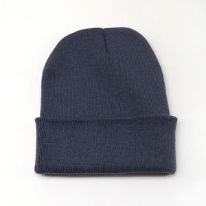 Beani หมวกบีนีทำจากผ้าฝ้ายขนแกะนิ่มสำหรับฤดูหนาวหมวกแก๊ปอะคริลิค - Product Image 2