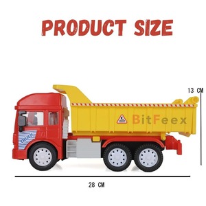 รถก่อสร้างพลาสติกของเล่นสำหรับเด็กอเนกประสงค์รถขนส่งทางวิศวกรรม - Product Image 6